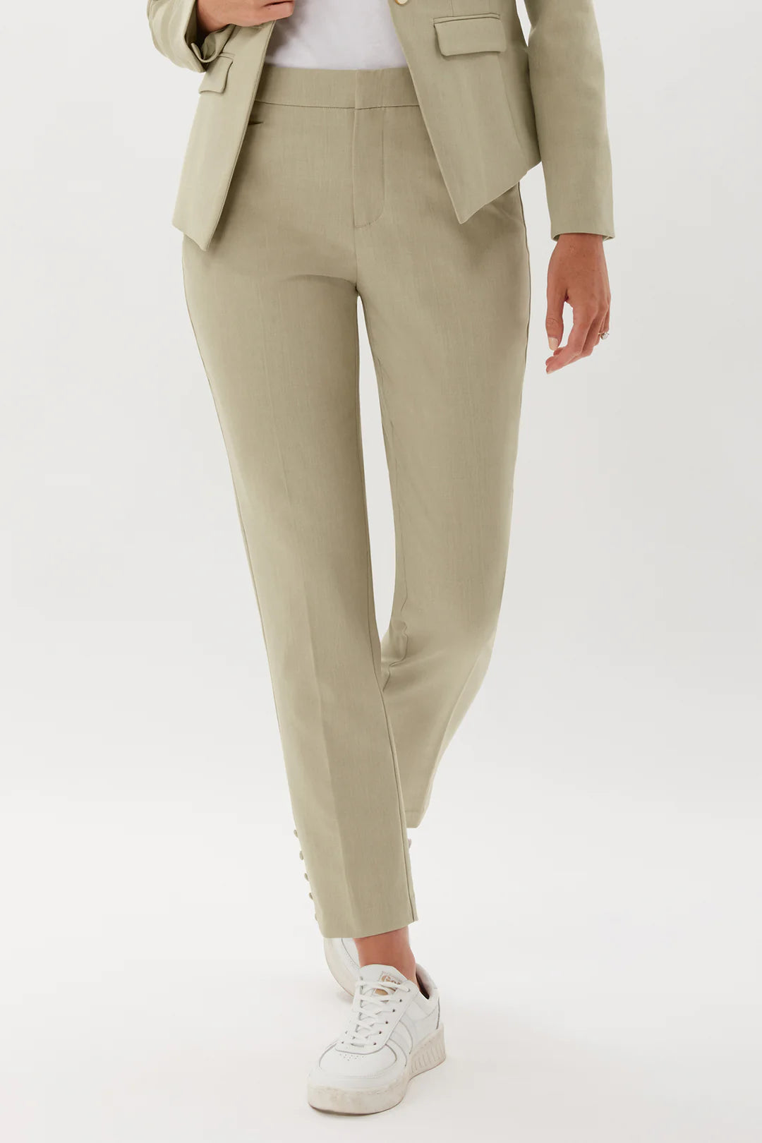 Barrow Cropped Pant w Button Detail