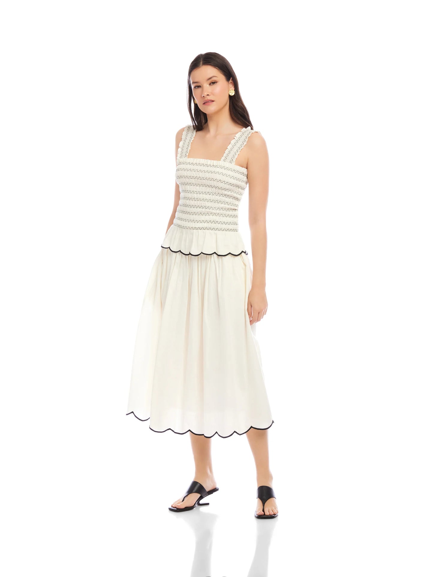 Elliot Smocked Tank Top