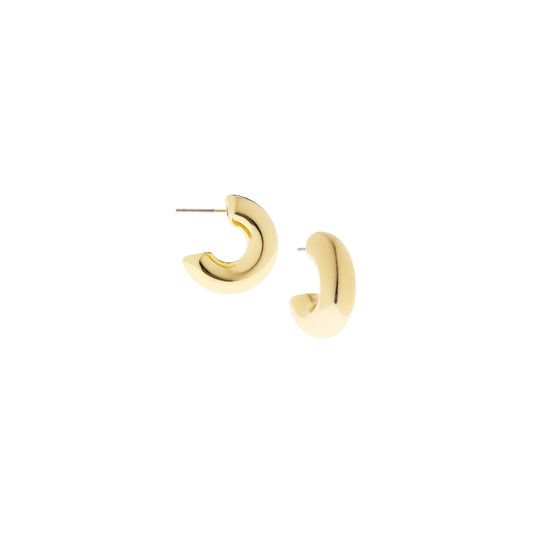 30mm Chunky Hollow Post Hoop