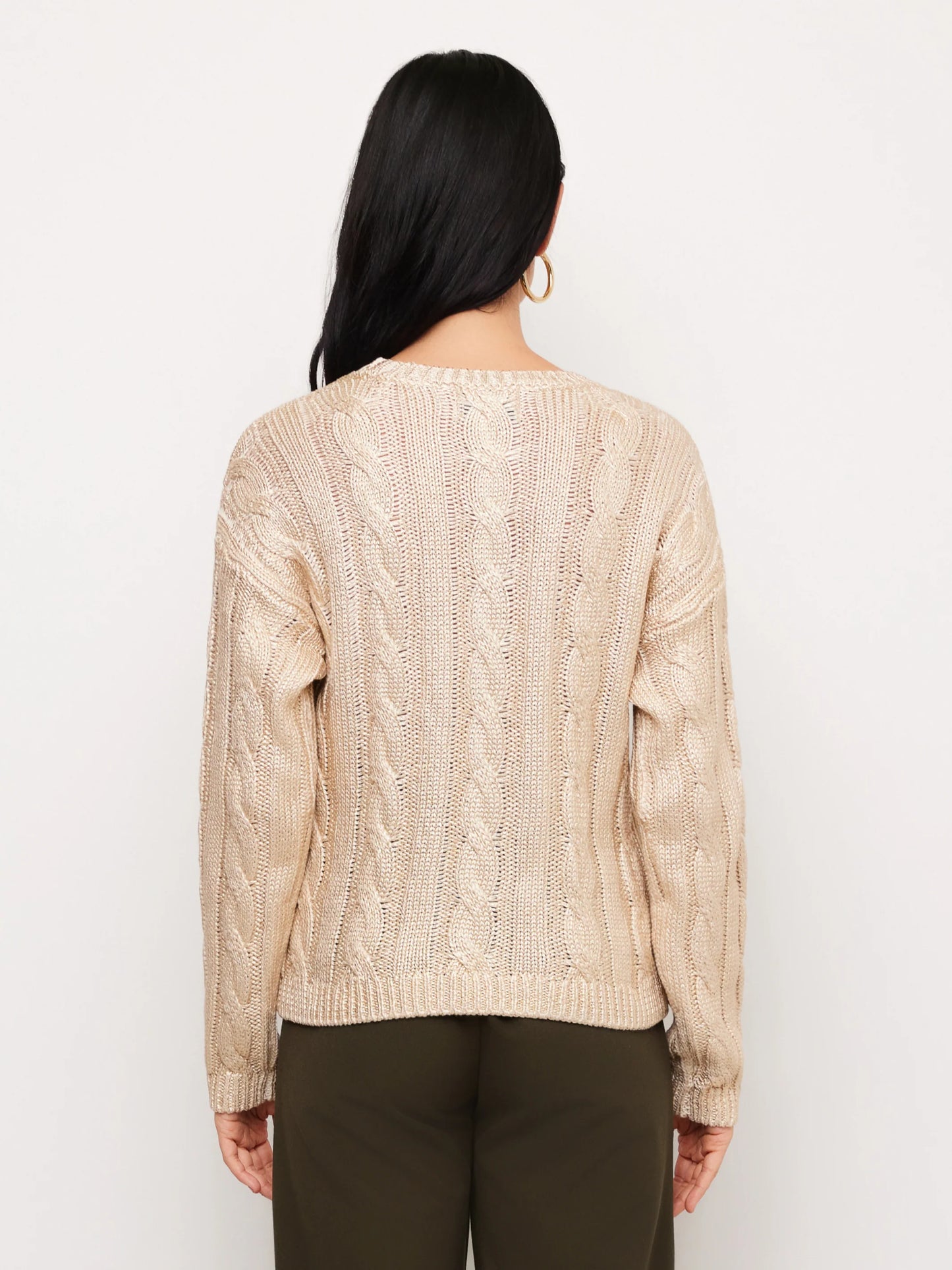 Levie Metallic Sweater