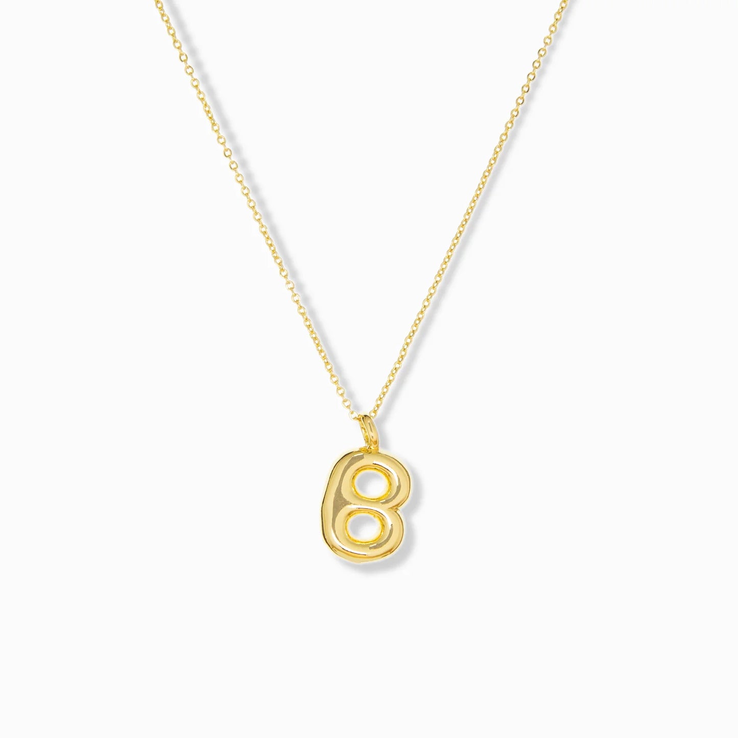 Bubble Initial Necklace