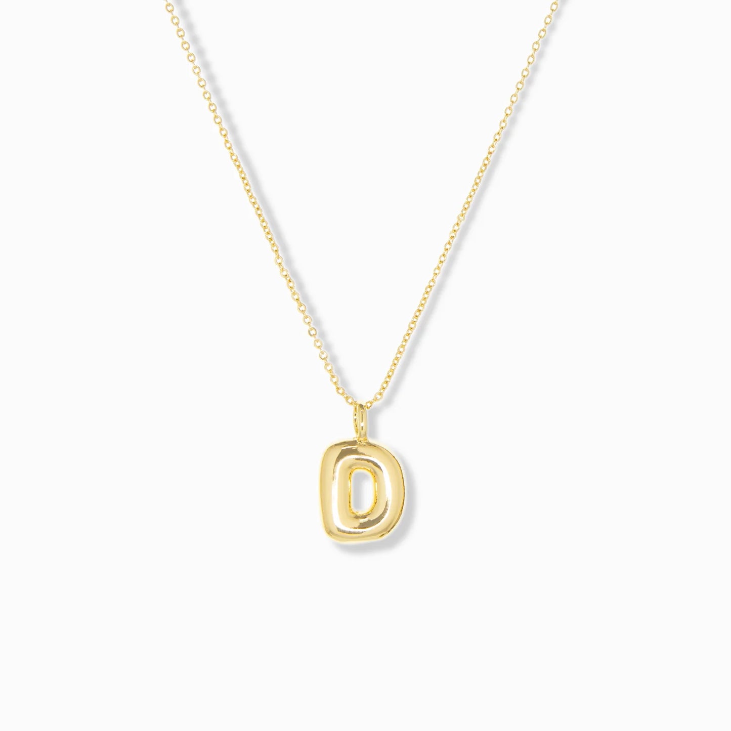 Bubble Initial Necklace