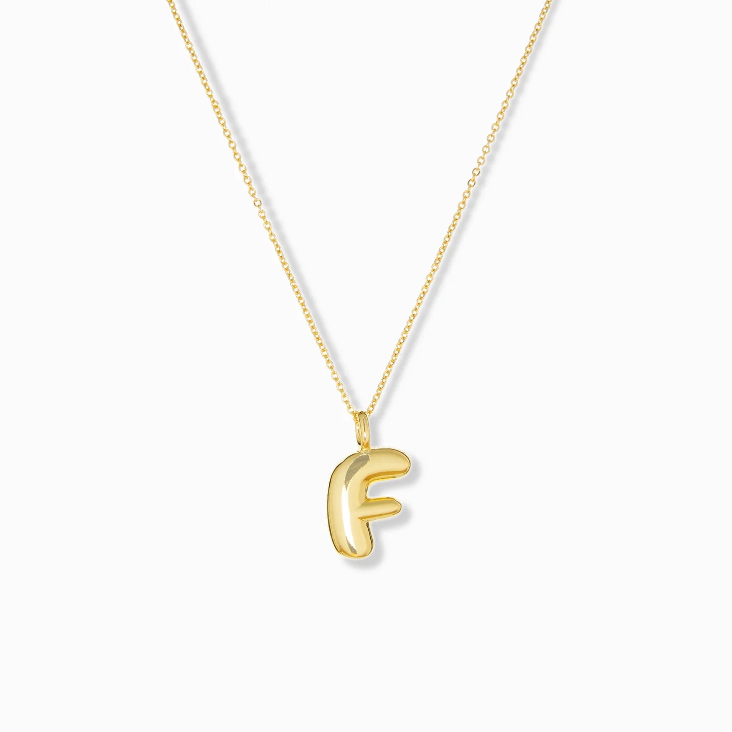 Bubble Initial Necklace