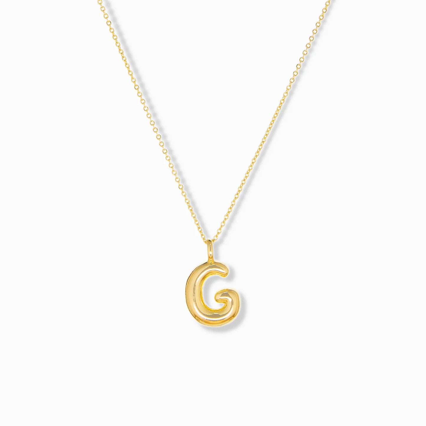 Bubble Initial Necklace