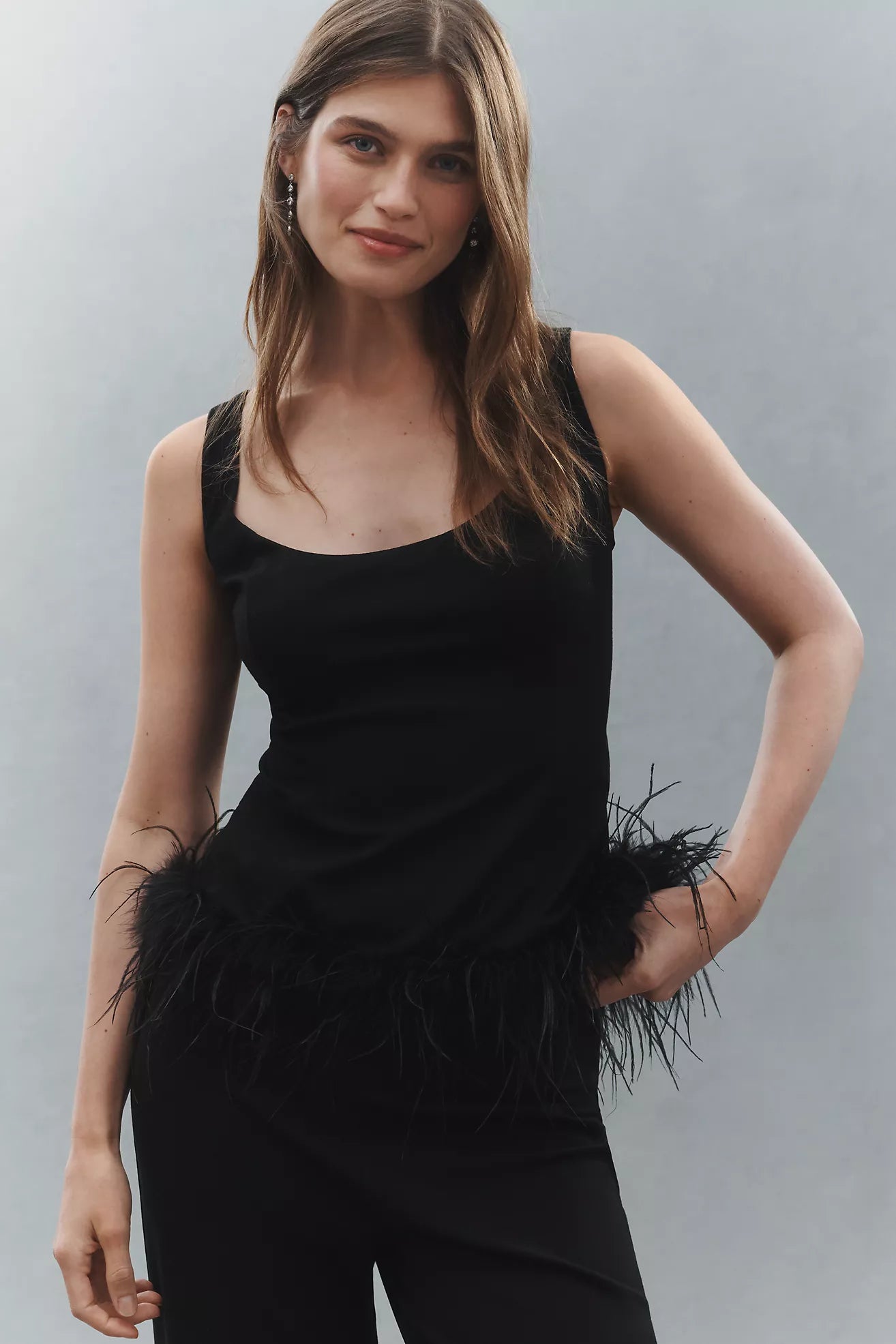 Rizzo Feather Tank Top