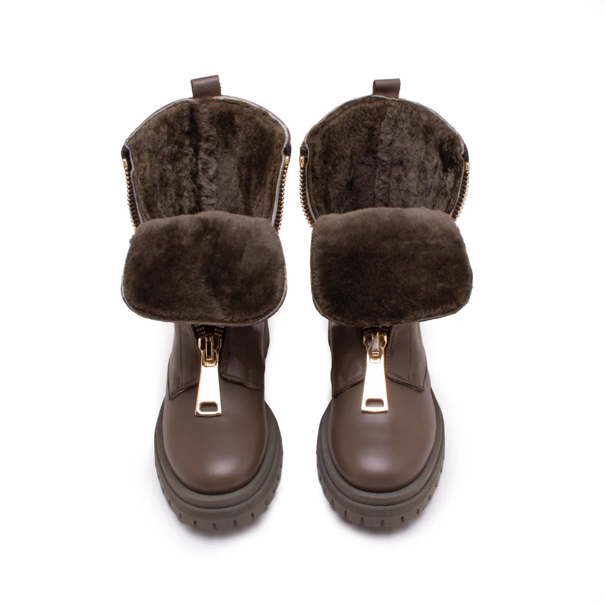 Zip Montone Boot