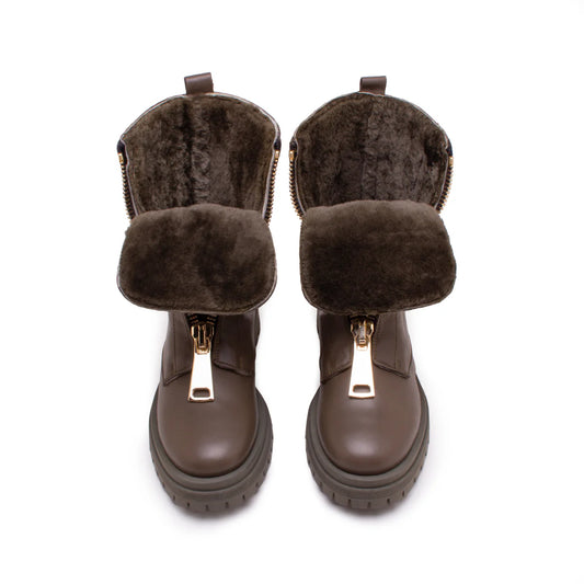 Zip Montone Boot