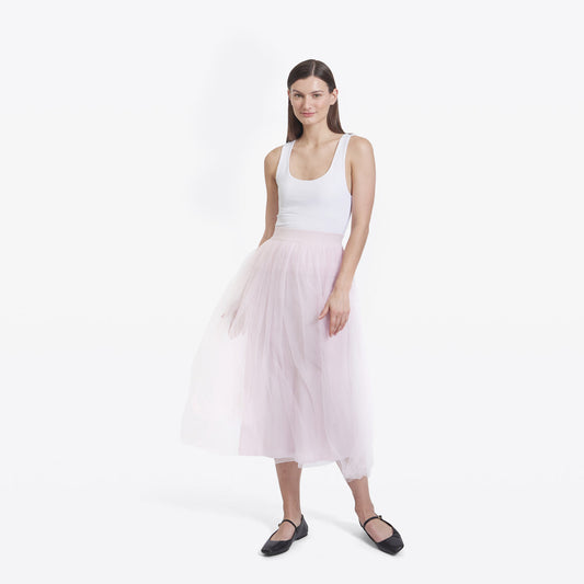 Gathered Skirt w/ Tulle