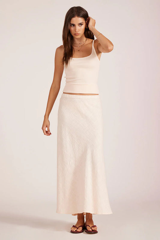 Bias Cut Maxi Skirt