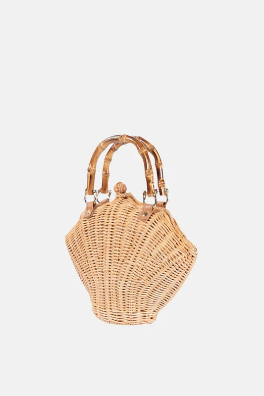 Shelie Bamboo Crossbody Bag