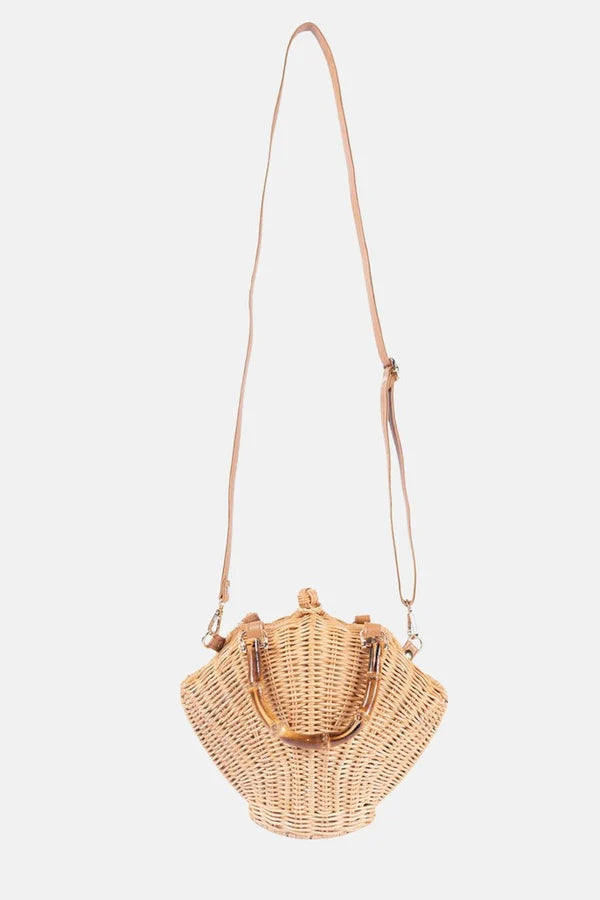 Shelie Bamboo Crossbody Bag