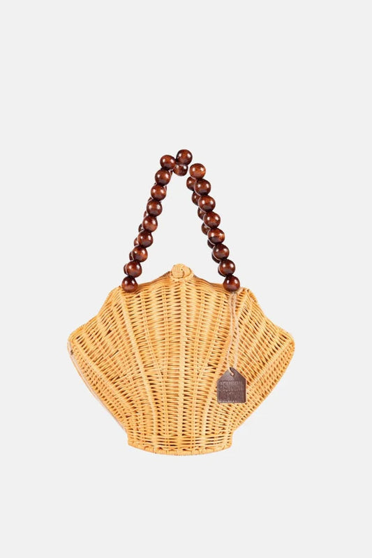 Shelie Woodbead Crossbody Bag
