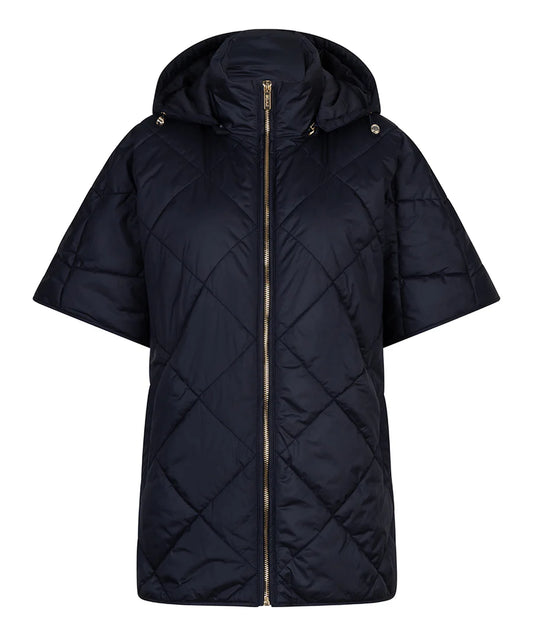 Quilted Poncho Jacket