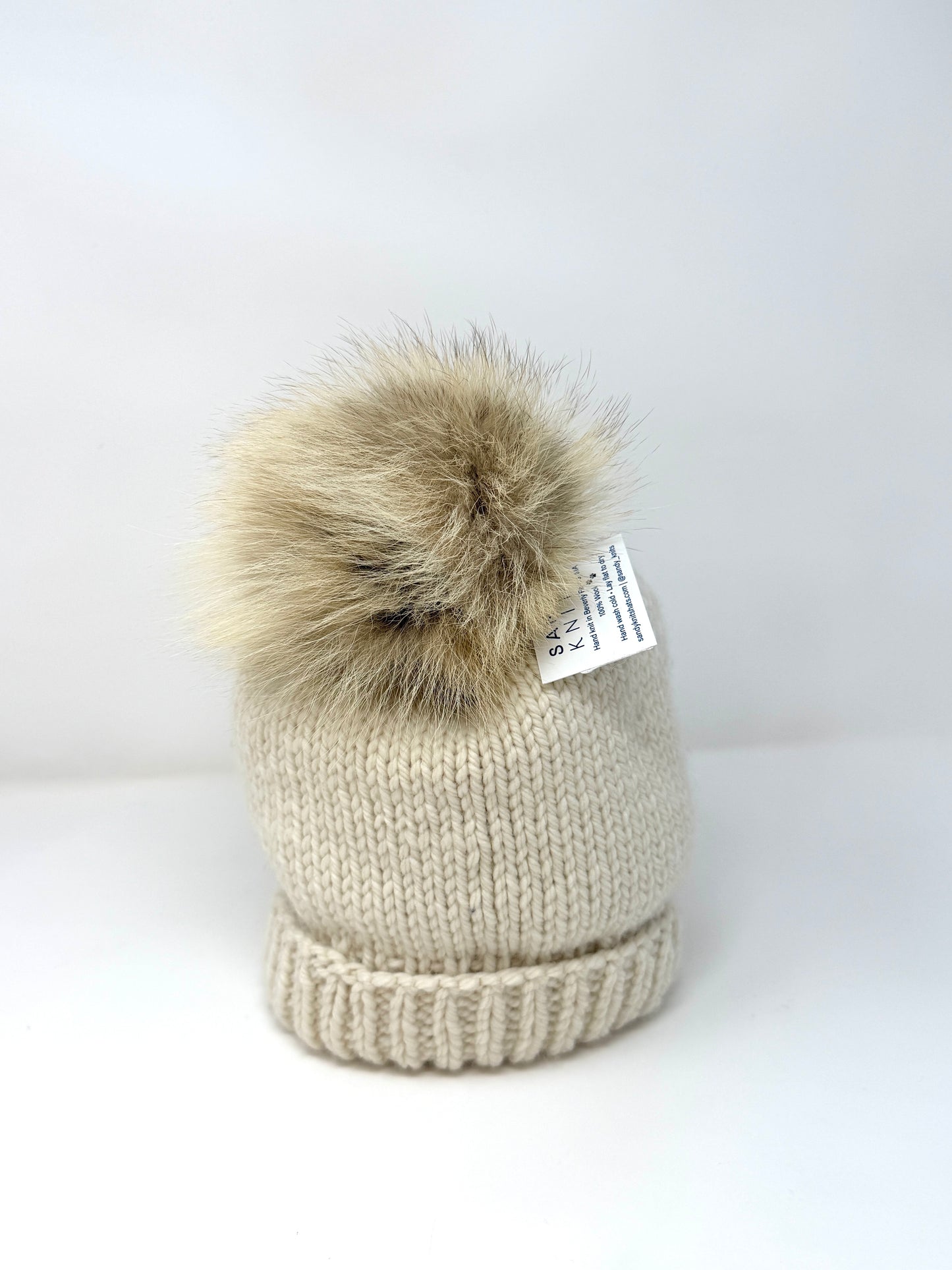 Sandy Knits Beanies w/ Fur