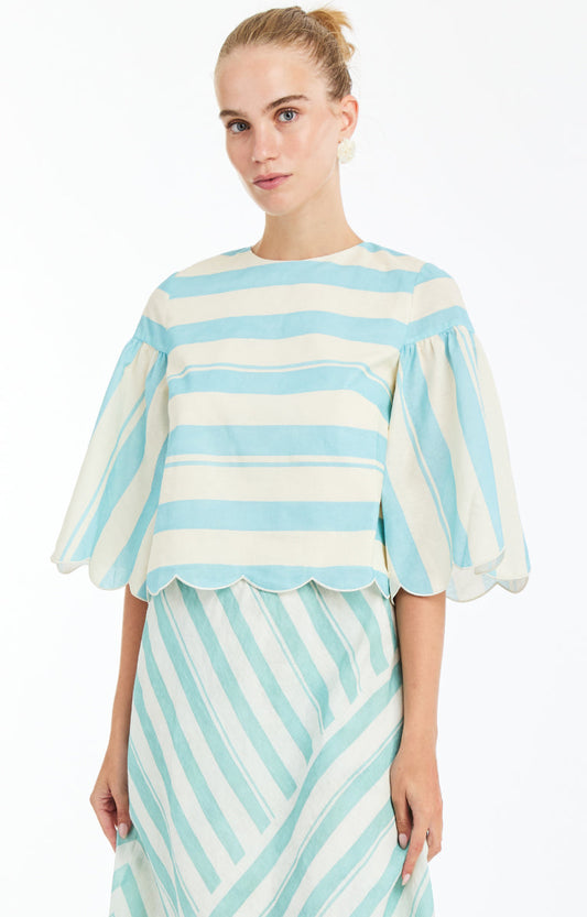 Marianna Scallop Top