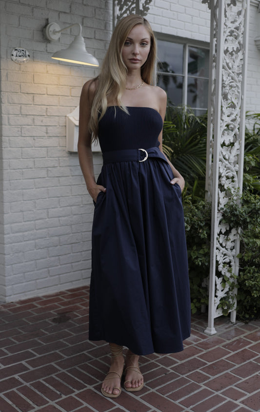 Ines Knit Combo Dress