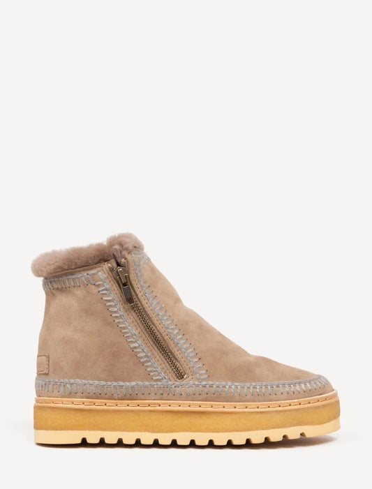 Setsu Wedge Crochet - Otter Suede w Grey