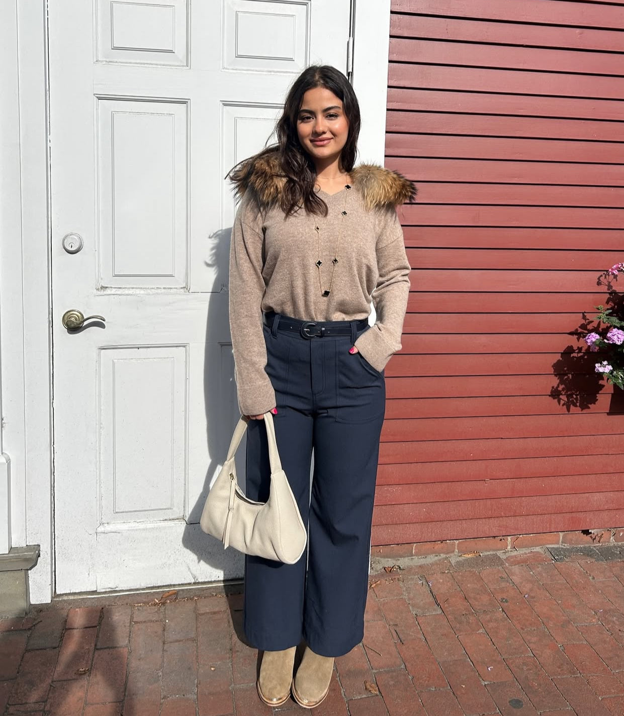 Elizabeth Sweater w/ Detachable Fur