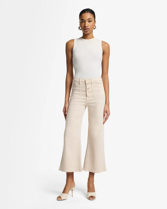 Ultra High Rise Cropped Jo - Creme