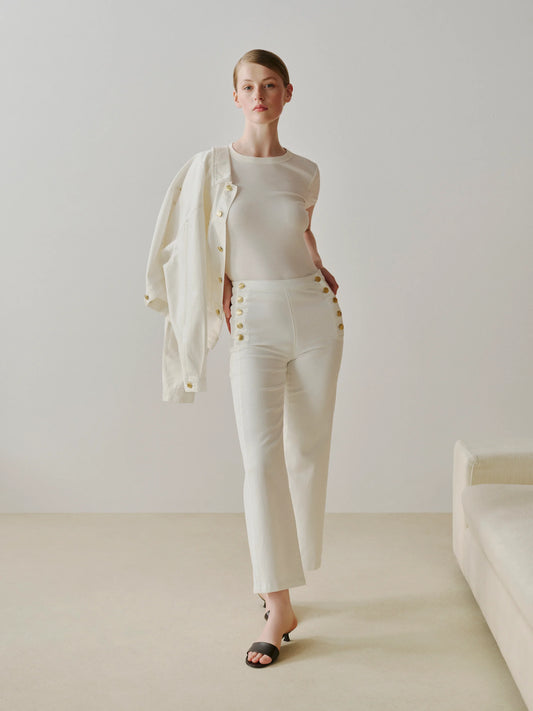 Karmine Refined Wide - White Sailor