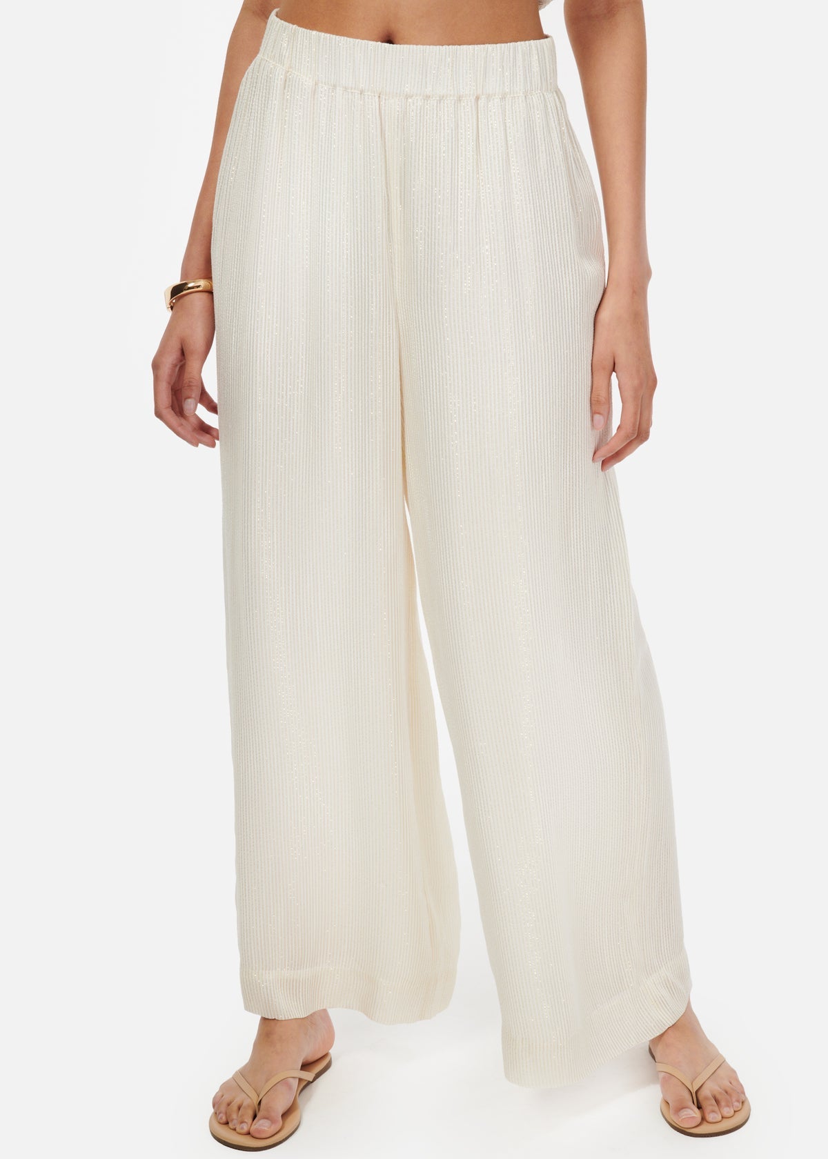 Medina Metallic Chiffon Pant