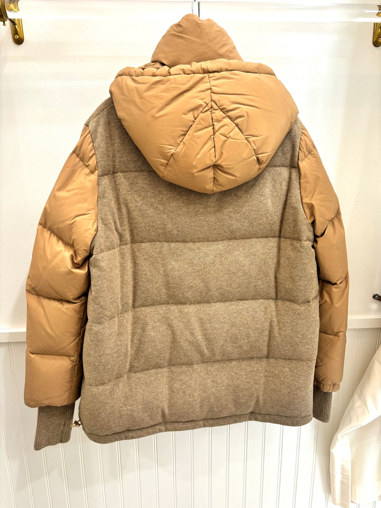 Knit & Air Nylon Goose Down Coat