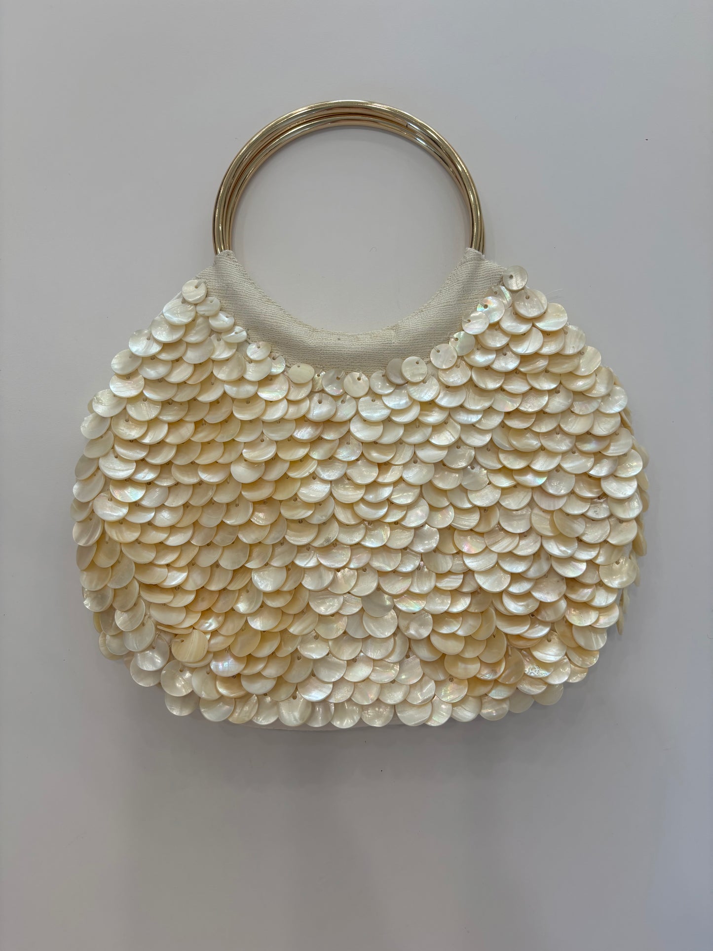 Double Ring Oval Shell Bag