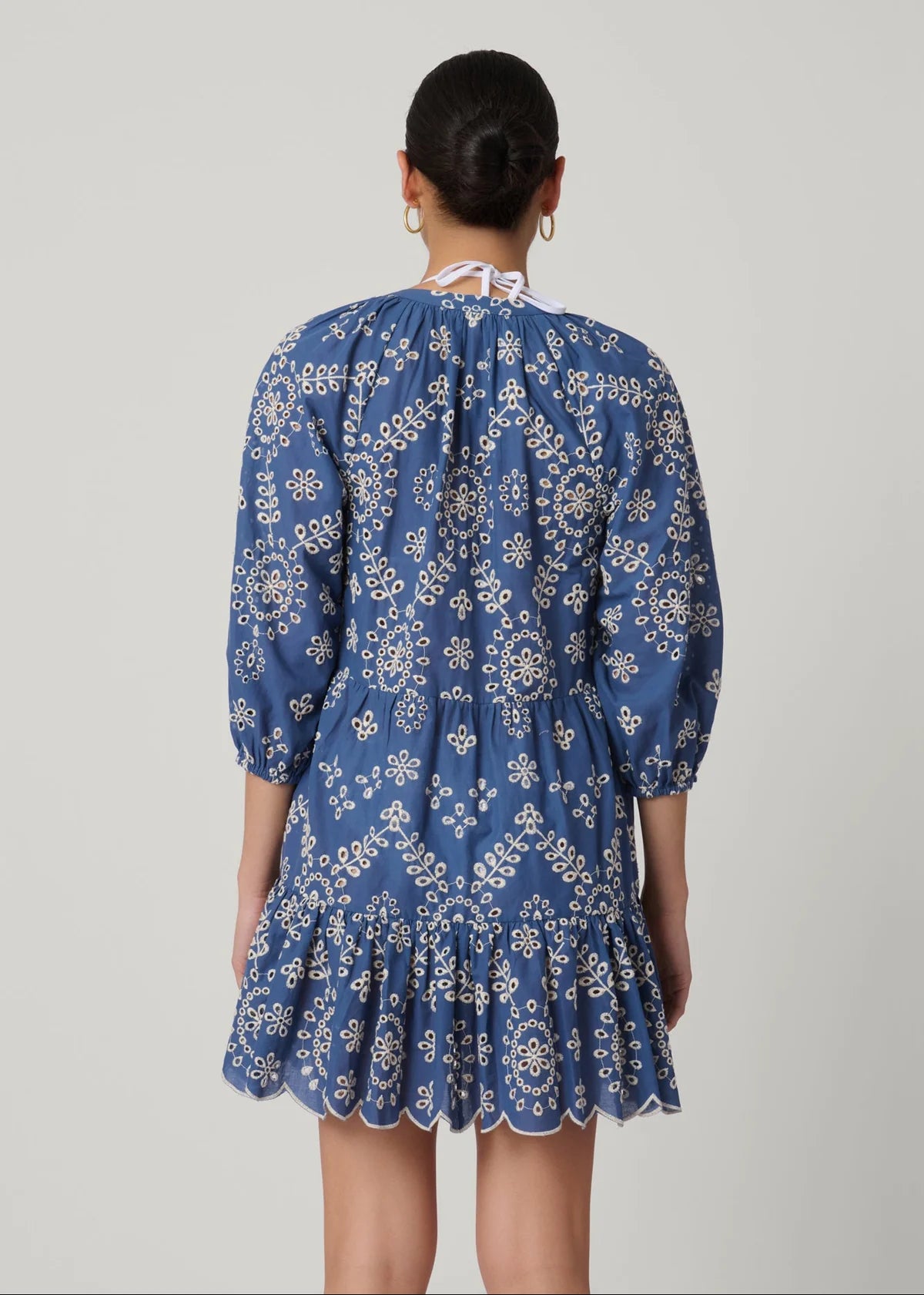 Chambray Buttondown Mini Dress