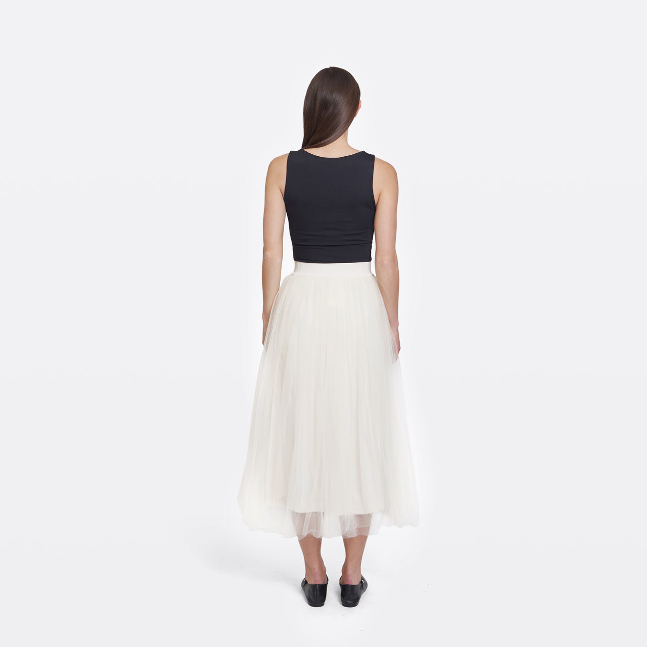 Gathered Skirt w/ Tulle