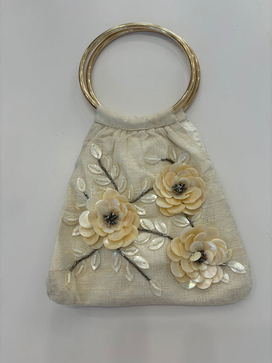 Double Ring Shell Flower Bag
