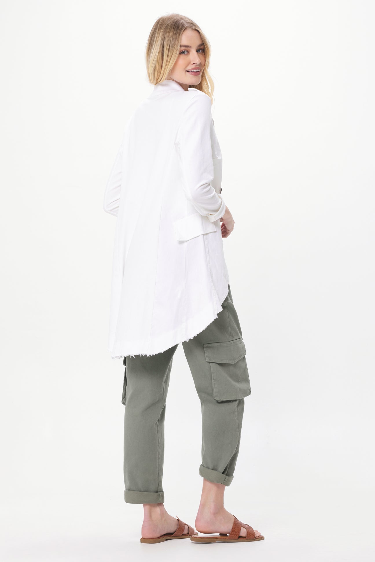 Bernie Linen Military Jacket