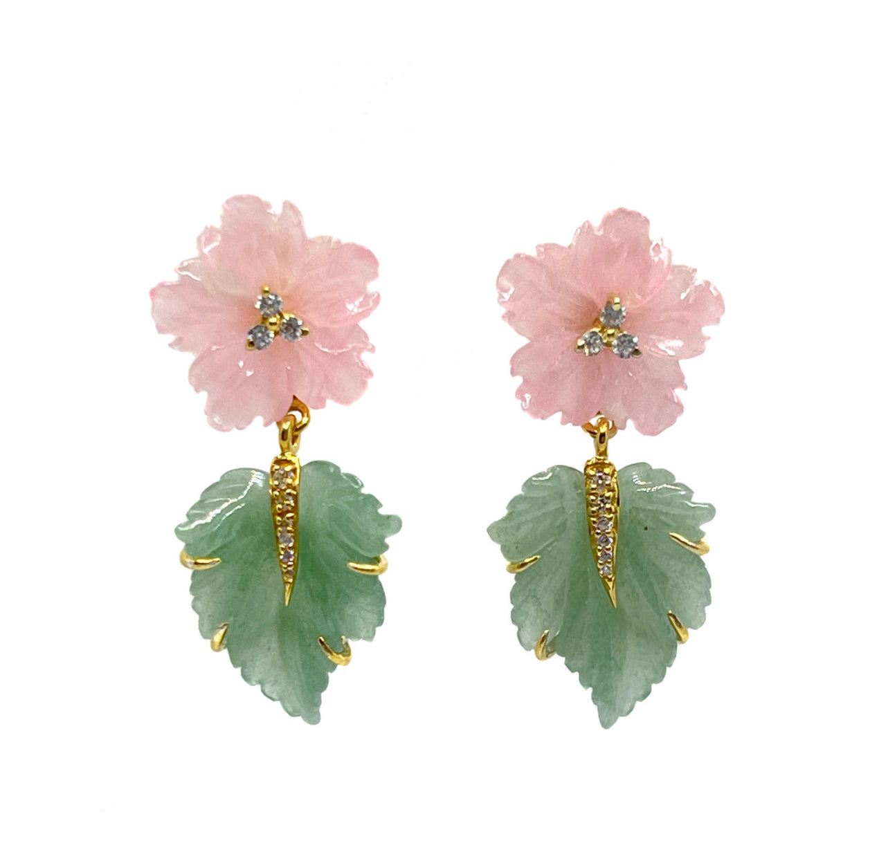 Leaf Drop Earrings