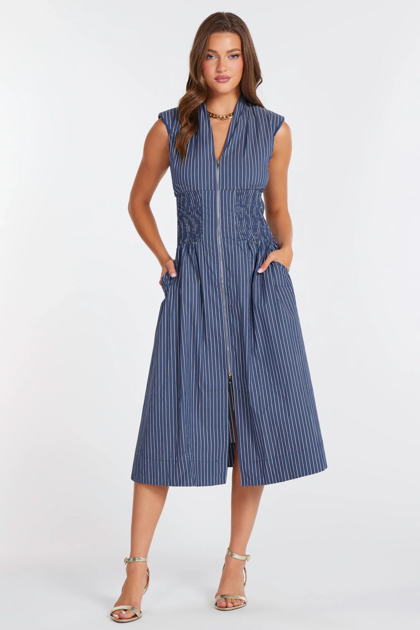 Skye Zip Front Dress