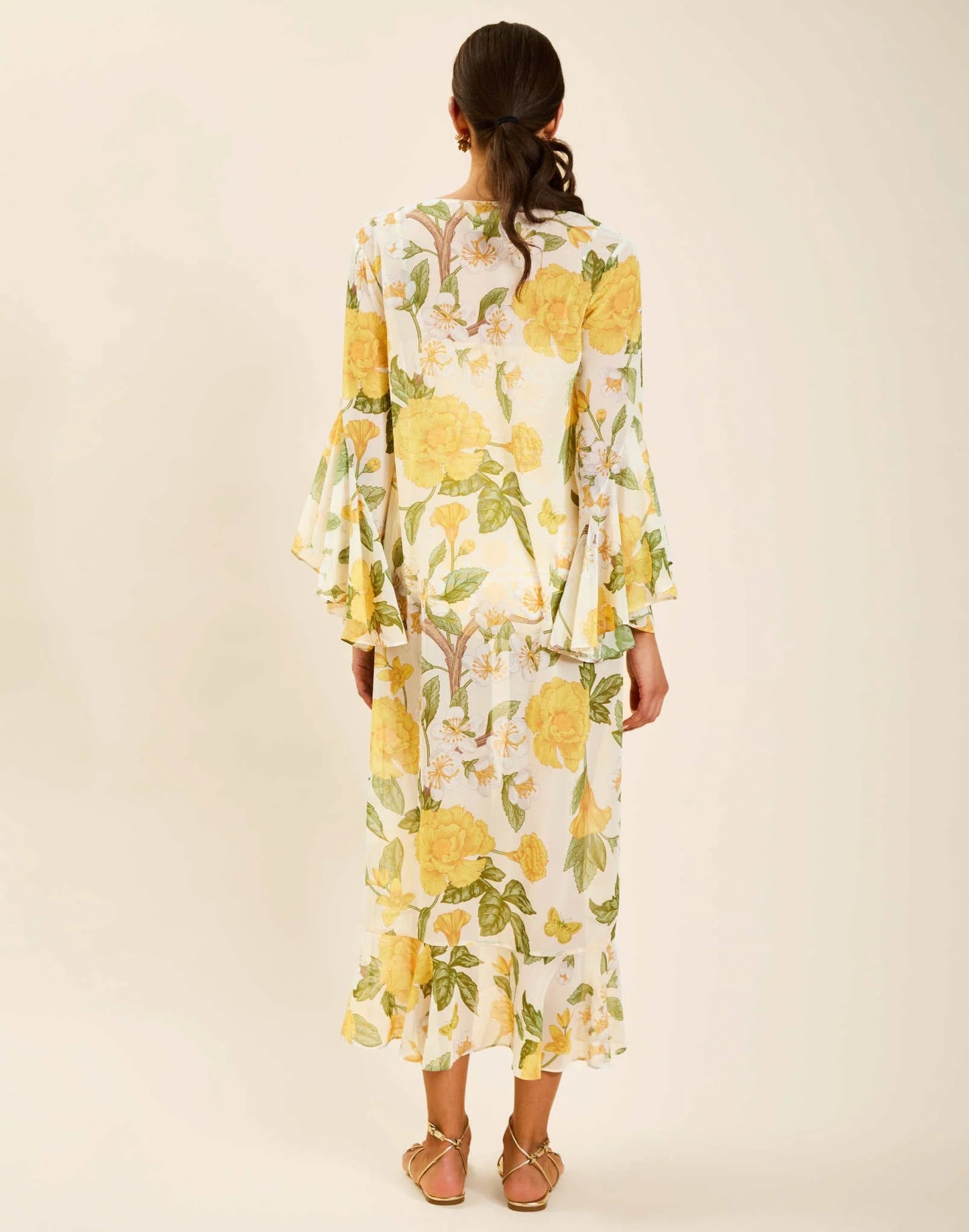 Bimini Ruffle Tie Cover Up