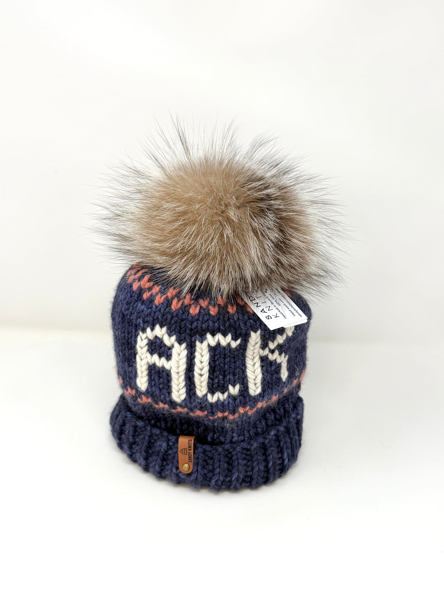 Sandy Knits Beanies w/ Fur