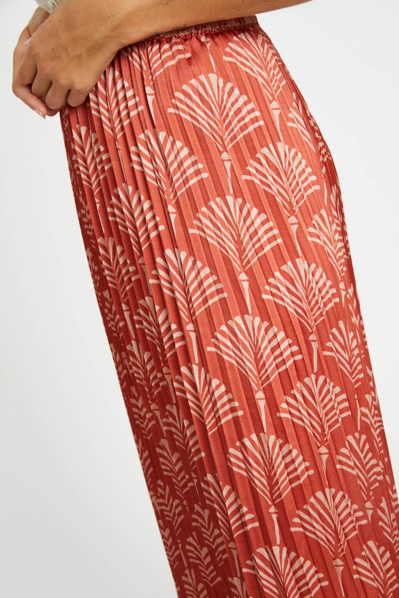 Lucille Rust Ginko Breeze Skirt