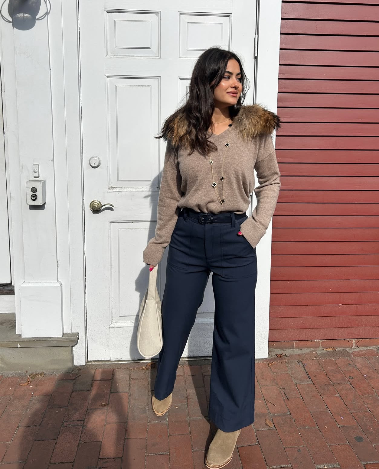 Elizabeth Sweater w/ Detachable Fur