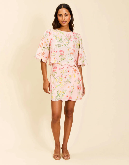 Charlize Scallop Top