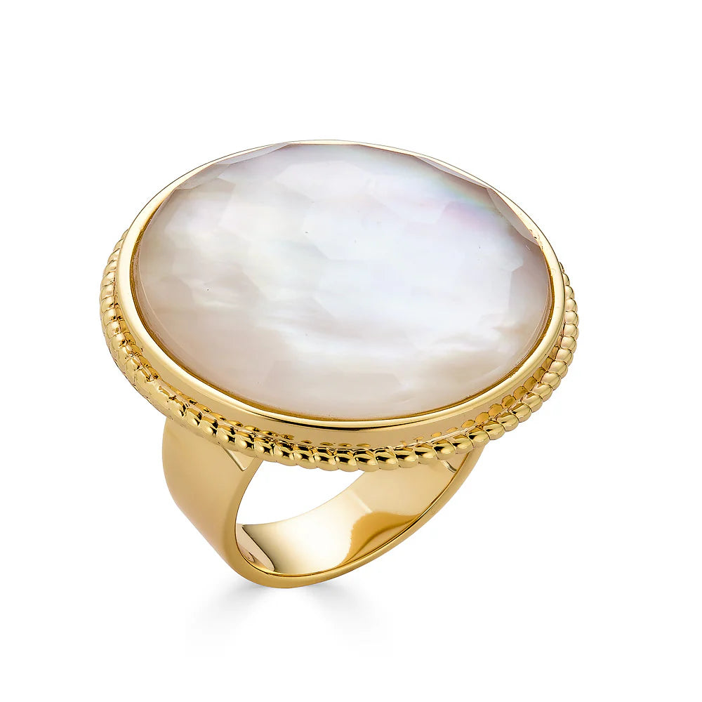 Amara Ring - White Mop