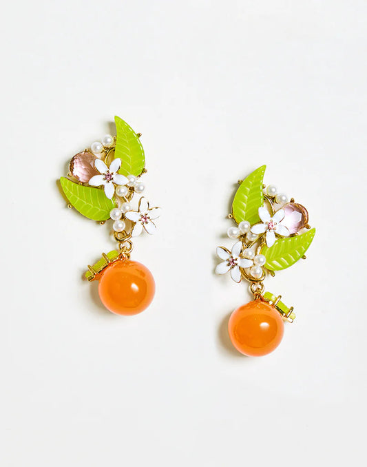 Aperol Drop Earrings