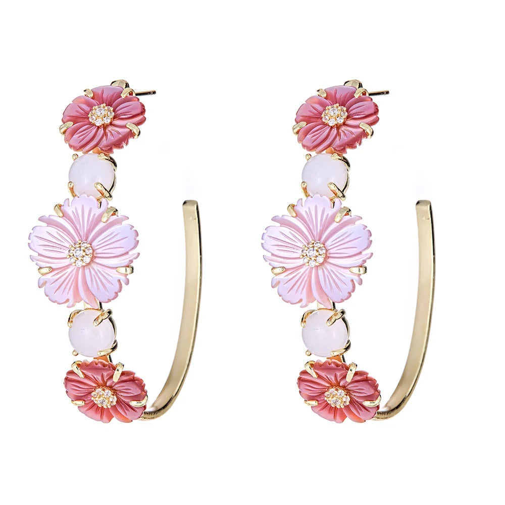 Flower Garland Earring