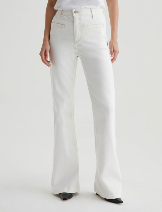 Desi High Rise Flare - Powder