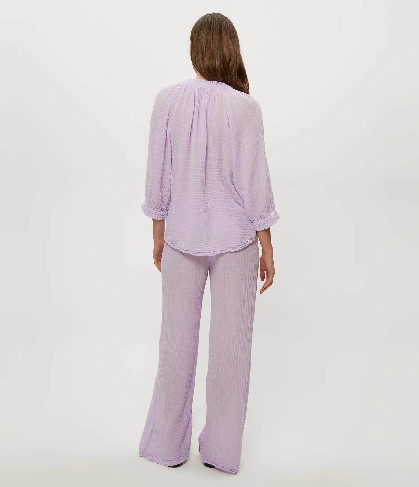 Kali Ruffle Neck Top