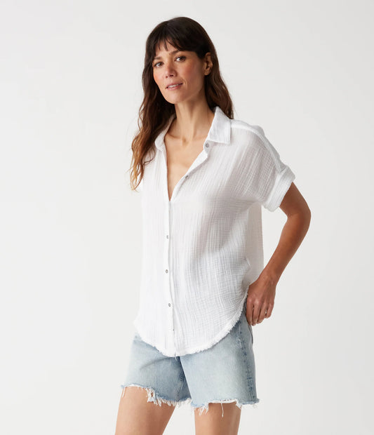 Bailey Gauze Button Down Shirt (DGZ67)