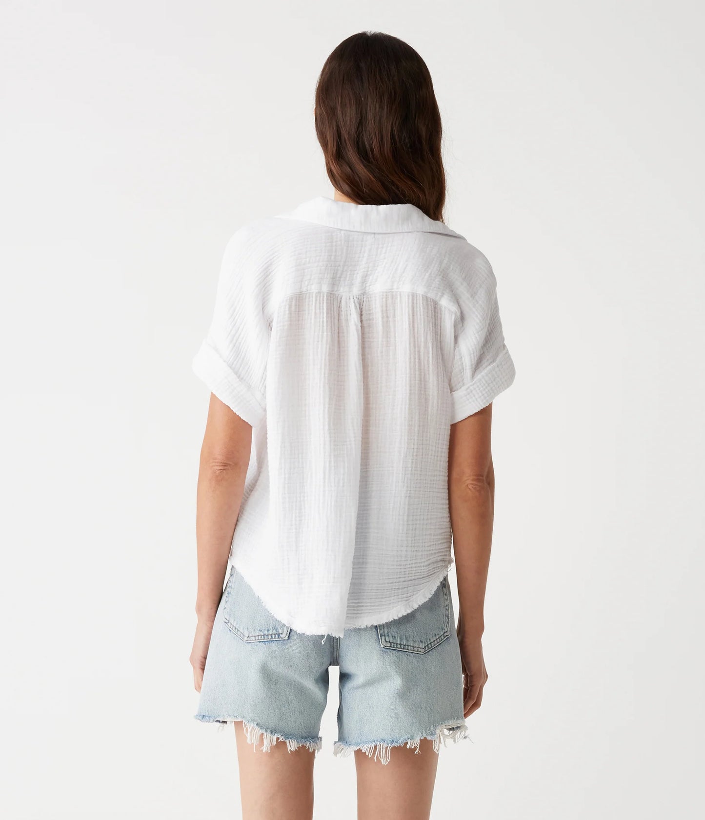 Bailey Gauze Button Down Shirt (DGZ67)