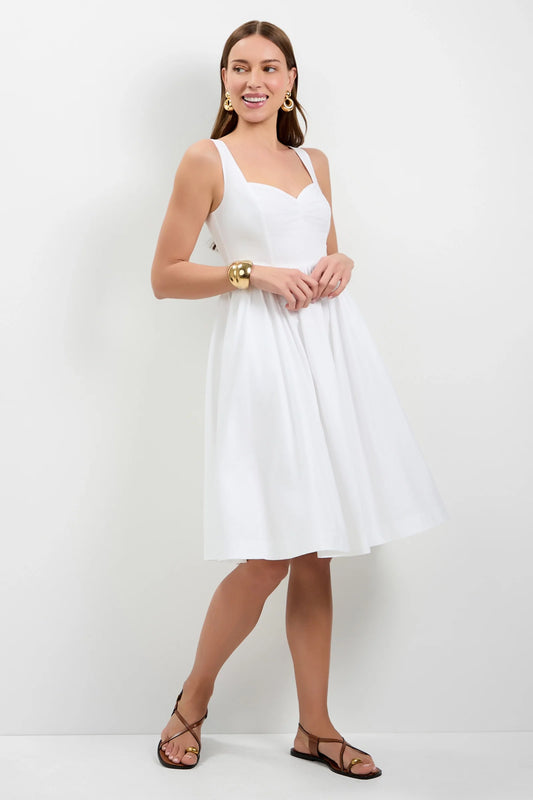 Mirabello Sweetheart Neck Midi Dress