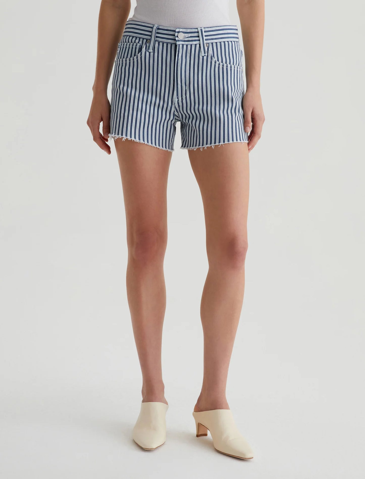 Halle Short - Nordic Stripe Indigo