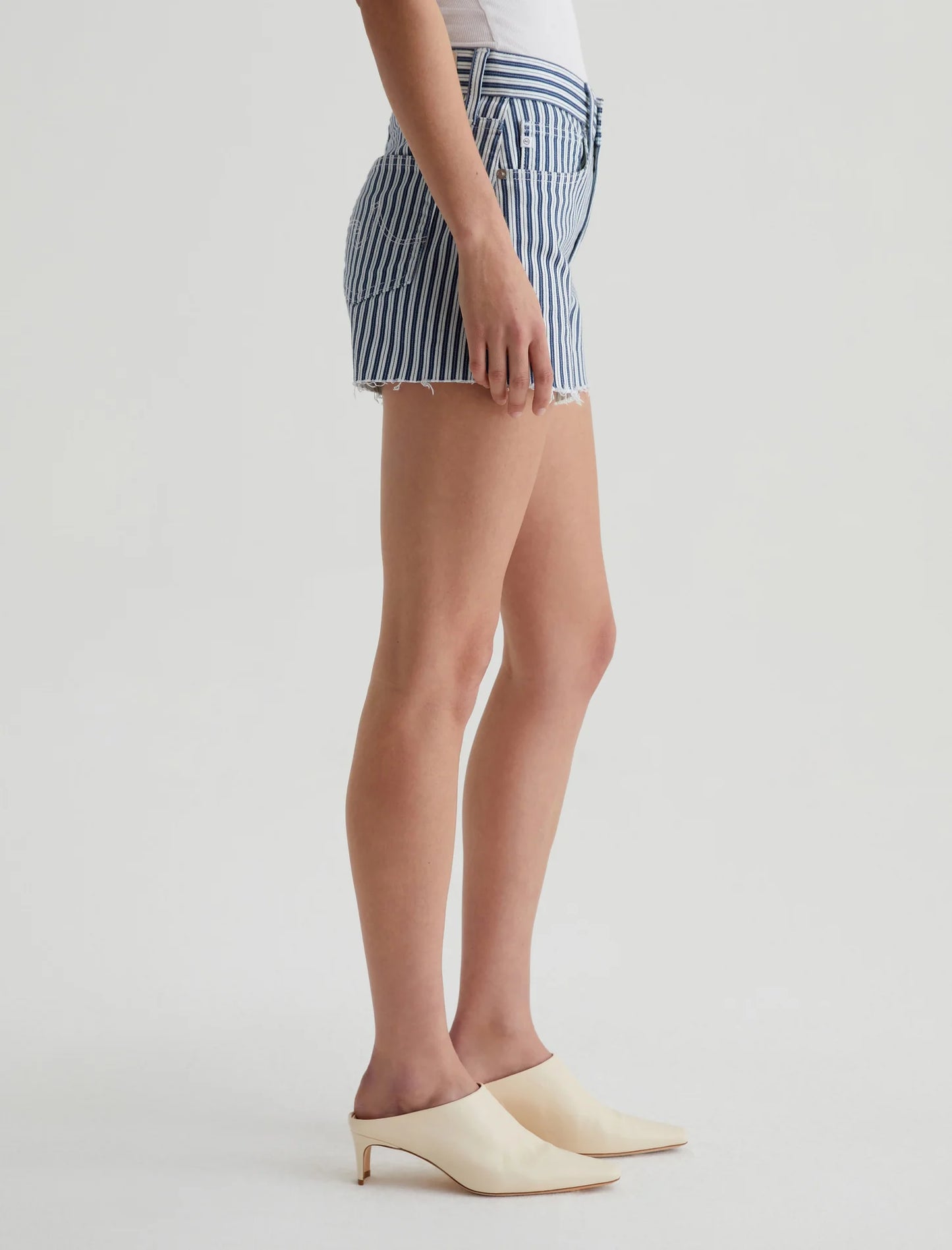 Halle Short - Nordic Stripe Indigo