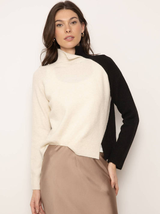 Deacon Split Neck Sweater