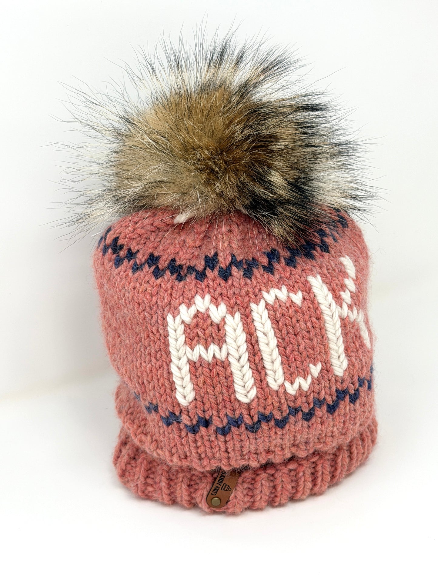 Sandy Knits Beanies w/ Fur